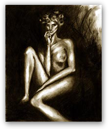 shadow, woman, nude drawing, inspiring, cool, stylish, mono tone