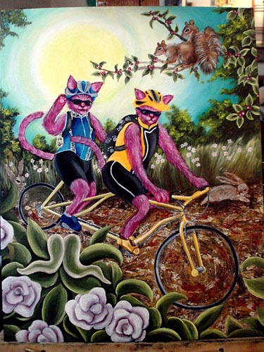 Oil painting, painting process, cat painting, illustration process, children's book illustration, cat illustration, popular illustrator, top illustrator