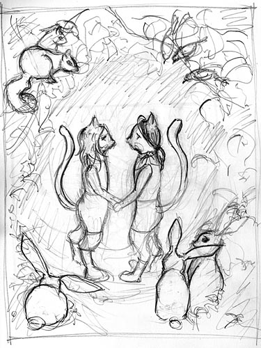 Oil painting, painting process, cat painting, illustration process, children's book illustration, cat illustration, popular illustrator, top illustrator