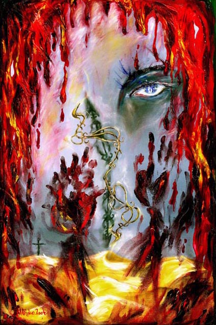 art to invest on, art for sale online, art for sale by artist, art prints, contemporary Japanese artist, cool artist, cool website, buy art online, fine art oil paintings, for facebook, framed artwork, Hiroko Sakai, inspirations in life, Japanese artist,  online art gallery, online gallery shop, original artwork, original oil paintings for sale online, popular artist, powerful art, power of imagination, surrealism art, something cool, top contemporary artist in San Francisco, unique view of life, fine art online shop, artist original, giclee, canvas stretched art print, framed art print, fine art greeting card, surrealism painting, eye painting, blood, war painting, cross on desert, rain of blood, bent time, melting clock, hand of blood, scream, strong emotion, emotion painting, figurative art