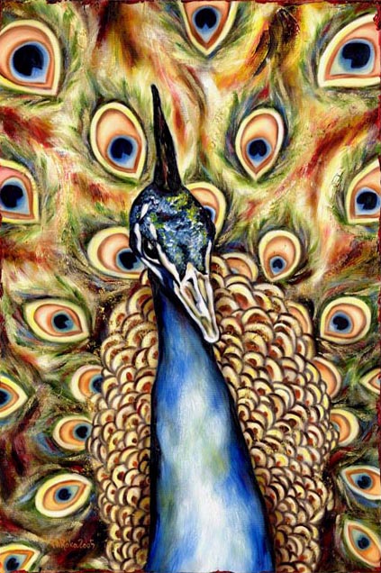 art to invest on, art for sale online, art for sale by artist, art prints, contemporary Japanese artist, cool artist, cool website, buy art online, fine art oil paintings, for facebook, framed artwork, Hiroko Sakai, inspirations in life, Japanese artist,  online art gallery, online gallery shop, original artwork, original oil paintings for sale online, popular artist, powerful art, power of imagination, surrealism art, something cool, top contemporary artist in San Francisco, unique view of life, fine art online shop, artist original, giclee, canvas stretched art print, framed art print, fine art greeting card, Asian art, Japanese art, animal painting, bird, peacock painting, beautiful peacock art, peacock portrait, colorful painting, colorful oil painting